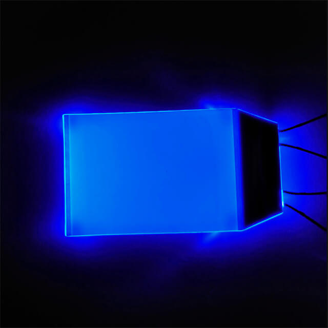 Retroiluminaci&oacute;n LED azul