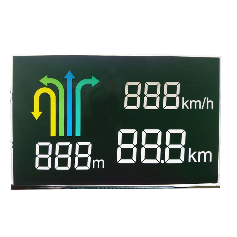 Pantalla LCD segmentada para coche.