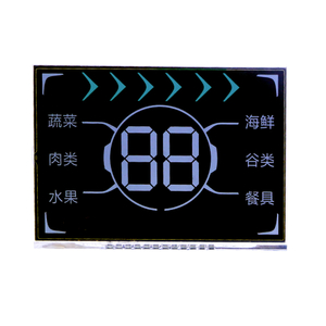 Pantalla LCD VA de fondo negro
